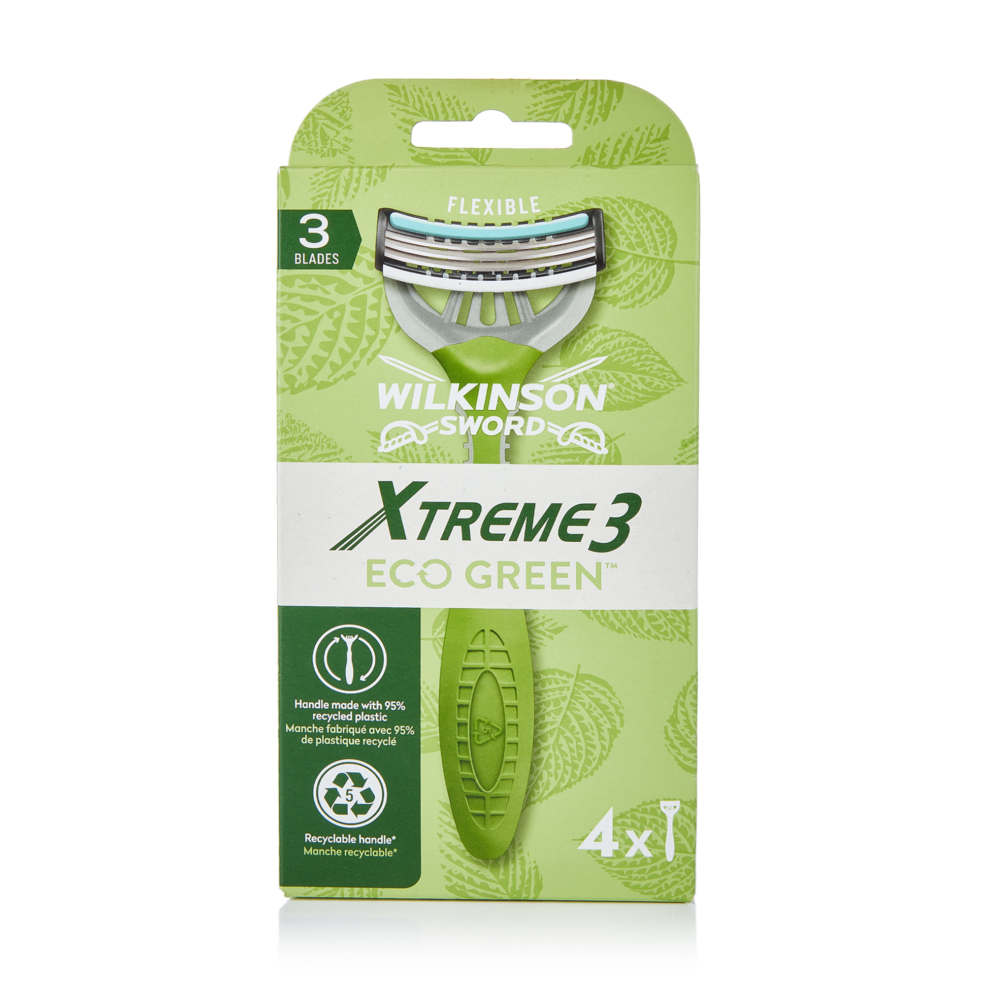 Бритва Wilkinson Sword Xtreme 3 Eco Green чоловіча, 4 шт